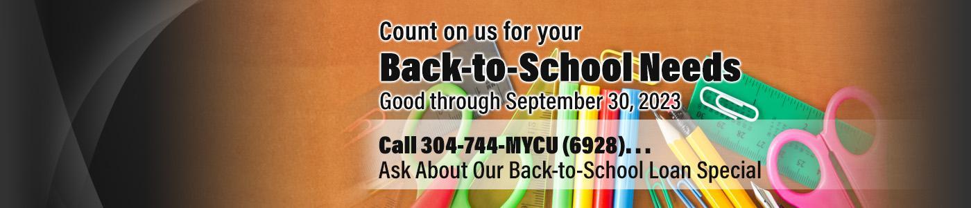 BACK TO SCHOOL